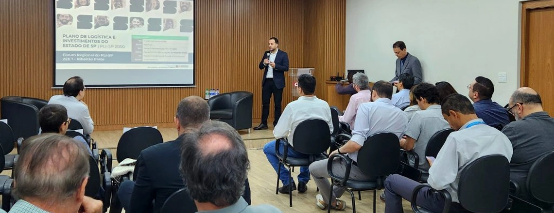 SP fortalece planejamento logístico com 3º Fórum Regional do PLI-SP 2050 em Ribeirão Preto