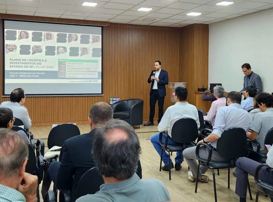 SP fortalece planejamento logístico com 3º Fórum Regional do PLI-SP 2050 em Ribeirão Preto