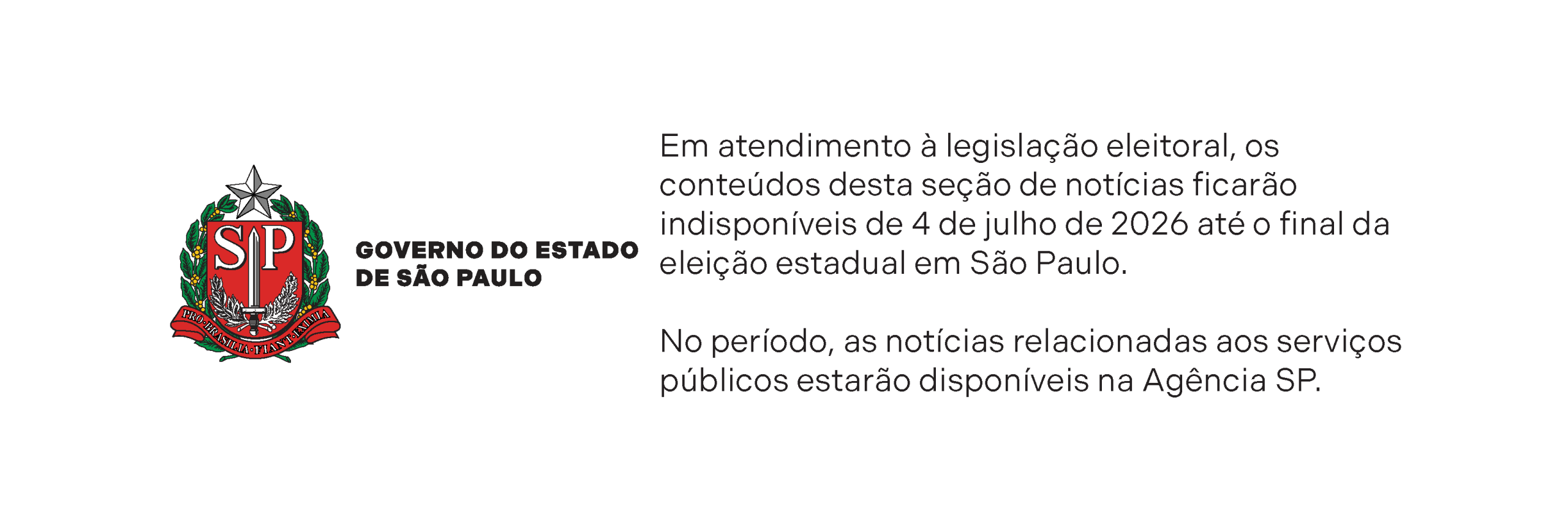 Período Eleitoral 2026